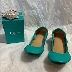 Tieks Blue Classic Ballet Flats